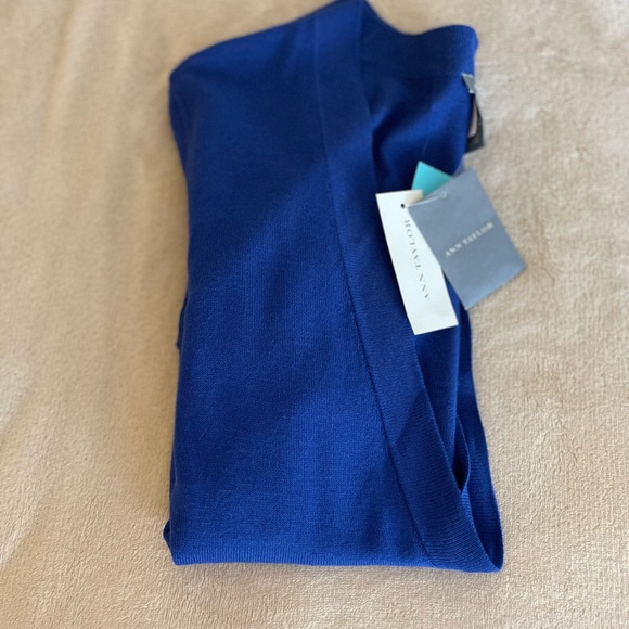 Ann Taylor Lightweight V-Neck Button Sweater - Size M - Picture 10 of 12